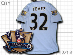 Manchester City 12/13 Home #32 TEVEZ umbro@}`FX^[VeB@z[@JXEexX