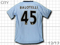 Manchester City 12/13 Home #45 BALOTELLI umbro　マンチェスターシティ　ホーム　マリオ・バロテッリ