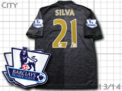 Manchester City 13/14 Away #21 SILVA NIKE@}`FX^[VeB@AEFC@_rhEVo@iCL@574864