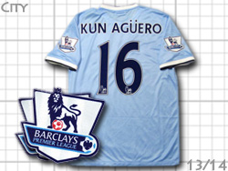 Manchester City 13/14 Home #16 KUN AGUERO NIKE@}`FX^[VeB@z[@NEAOG@iCL@574863