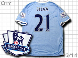 Manchester City 13/14 Home #21 SILVA NIKE@}`FX^[VeB@z[@_rhEVo@iCL@574863