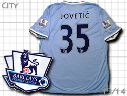 Manchester City 13/14 Home #35 JOVETIC' NIKE@}`FX^[VeB@z[@xeBb`@iCL@574863