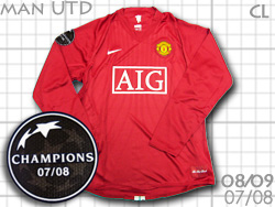 Manchester United 2008-2009 Home CL　マンチェスターユナイテッド　チャンピオンズリーグ