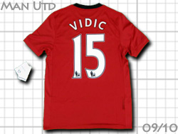 Manchester United 2009-2010 Home #15 VIDIC@}`FX^[iCebh@z[@BfBb`