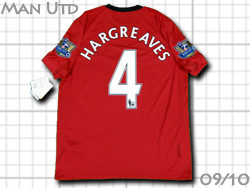 Manchester United 2009-2010 Home #4 HARGREAVES　マンチェスターユナイテッド　ホーム　オーウェン・ハーグリーブス