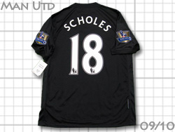 Manchester United 2009-2010 Away  #18 SCHOLES　マンチェスターユナイテッド　アウェイ　ポール・スコールズ