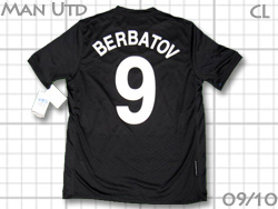 Manchester United 2009-2010 Away CL #9 BERBATOV　マンチェスターユナイテッド　アウェイ　ベルバトフ　チャンピオンズリーグ