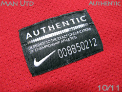 Manchester United Home Authentic 2010-2011 Box@}`FX^[iCebh@I[ZeBbN@z[@{bNX