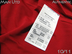 Manchester United Home Authentic 2010-2011 Box@}`FX^[iCebh@I[ZeBbN@z[@{bNX