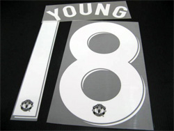 Manchester United 2011/2012 Champions League #18 YOUNG　マンチェスターユナイテッド　チャンピオンズリーグ　ヤング