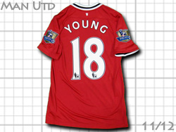 Manchester United NIKE Away #18 YOUNG 2011-2012　マンチェスターユナイテッド　アウェイ　アシュリー・ヤング　ナイキ　423935