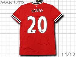 Manchester United NIKE Home 2011-2012  #20 FABIO　マンチェスターユナイテッド　ホーム　ファビオ　ナイキ　423932