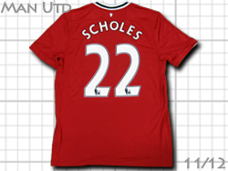 Manchester United NIKE Home 2011-2012  #22 SCHOLES　マンチェスターユナイテッド　ホーム　ポール・スコールズ　ナイキ　423932