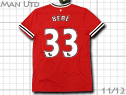 Manchester United NIKE Home 2011-2012  #33 BEBE　マンチェスターユナイテッド　ホーム　ベベ　ナイキ　423932
