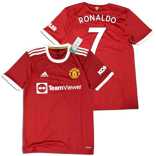 21/22 Manchester United Home@}`FX^[iCebh@Ronaldo iEh@z[@AfB_X adidas