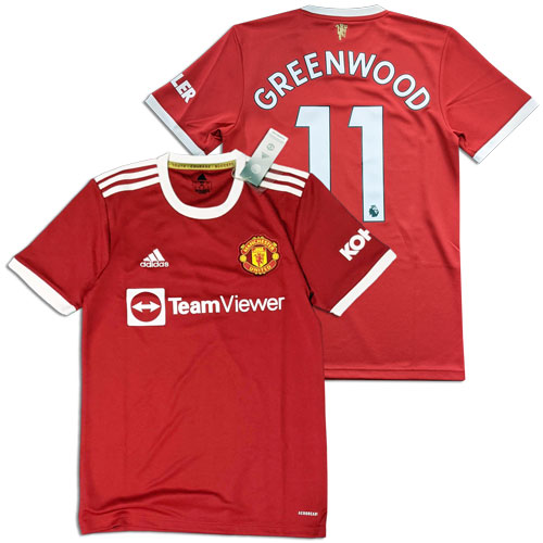 21/22 Manchester United Home@}`FX^[iCebh@Greenwood O[Ebh@z[@AfB_X adidas