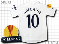 Tottenham Hotspur 2011/2012 Cup model Home #10 ADEBAYOR@gbgi@Jbvpz[@Afo[