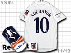 Tottenham Hotspur 2011/2012 Cup model Home #10 ADEBAYOR@gbgi@Jbvpz[@Afo[