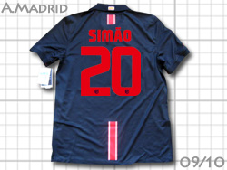 Atletico de Madrid 2009-2010 Away #20 SIMAO　アトレチコ・マドリード　アウェイ　シモン・サブローサ