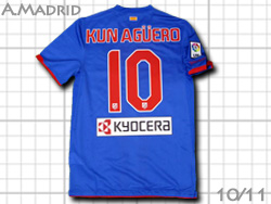 Atletico de Madrid 2010-2011 Away #10 KUN AGUERO　アトレチコ・マドリード　アウェイ　クン・アグエロ