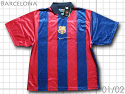 バルセロナ NIKE ユニフォームショップ 2001－2002 Barcelona Home ...