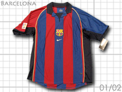 バルセロナ NIKE ユニフォームショップ 2001－2002 Barcelona Home ...