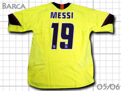 05/06 バルセロナ アウェイ  ユニフォーム #19 メッシ MESSI