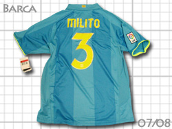 barca 2007-2008 Away MILITO