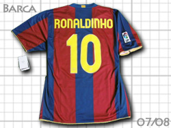 barca 2007-2008 Home RONALDINHO