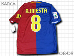 Barcelona 2008-2009 Home #8 A.INIESTA@oZi@oT@AhCECjGX^