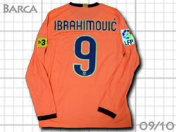 FC Barcelona 2009-2010 Away #9 IBRAHIMOVIC'　FCバルセロナ ズラタン・イブラヒモビッチ