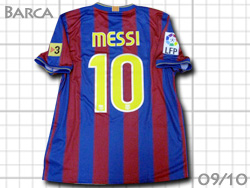 FC Barcelona 2009-2010 Home #10 MESSI　FCバルセロナ リオネル・メッシ