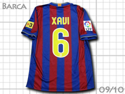 FC Barcelona 2009-2010 Home #6 XAVI　FCバルセロナ シャビ