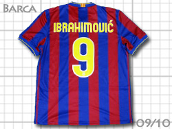 FC Barcelona 2009-2010 Home #9 IBRAHIMOVIC'　FCバルセロナ ズラタン・イブラヒモビッチ
