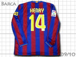 FC Barcelona 2009-2010 Home #14 HENRY　FCバルセロナ ティエリ・アンリ