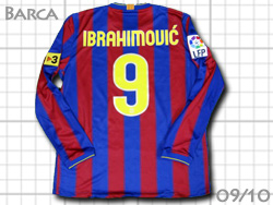 FC Barcelona 2009-2010 Home #9 IBRAHIMOVIC'　FCバルセロナ ズラタン・イブラヒモビッチ