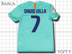 FC Barcelona 2010-2011 Away #7 DAVID VILLA@oZi@AEFC@_rhErW@oT