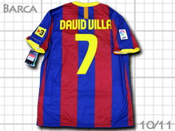 FC Barcelona 2010-2011 Home #7 DAVID VILLA @oZi@z[@oT@_rhErW