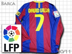 FC Barcelona 2010-2011 Home #7 DAVID VILLA @oZi@z[@oT@_rhErW