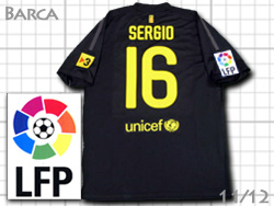 FC Barcelona 2011-2012 Away #16 SERGIO Qatar Foundation@oZi@AEFC@oT@ZqIEuXPc@J^[c 419880