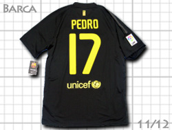 FC Barcelona 2011-2012 Away #17 PEDRO Qatar Foundation@oZi@AEFC@oT@yh@J^[c 419880