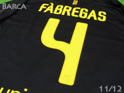 FC Barcelona 2011-2012 Away #4 FABREGAS Qatar Foundation@oZi@AEFC@oT@ZXNEt@uKX@J^[c 419880