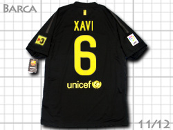 FC Barcelona 2011-2012 Away #6 XAVI Qatar Foundation@oZi@AEFC@oT@VrGEGifX@J^[c 419880