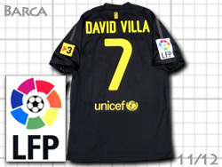 FC Barcelona 2011-2012 Away #7 DAVID VILLA Qatar Foundation@oZi@AEFC@oT@_rhErW@J^[c 419880