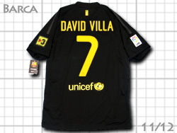 FC Barcelona 2011-2012 Away #7 DAVID VILLA Qatar Foundation@oZi@AEFC@oT@_rhErW@J^[c 419880