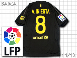 FC Barcelona 2011-2012 Away #8 A. INIESTA Qatar Foundation@oZi@AEFC@oT@AhCECjGX^@J^[c 419880