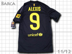 FC Barcelona 2011-2012 Away #9 ALEXIS Qatar Foundation@oZi@AEFC@oT@ANVXET`FX@J^[c 419880