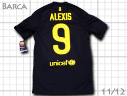 FC Barcelona 2011-2012 Away #9 ALEXIS Qatar Foundation@oZi@AEFC@oT@ANVXET`FX@J^[c 419880