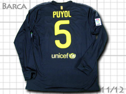 FC Barcelona 2011-2012 Away #5 PUYOL Qatar Foundation@oZi@AEFC@oT@vW@J^[c 419881