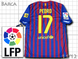 FC Barcelona 2011-2012 Home #17 PEDRO Qatar Foundation@oZi@z[@oT@yh@J^[c 419877